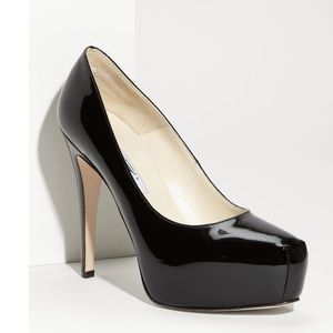 Brian Atwood Maniac Black Patent Leather
